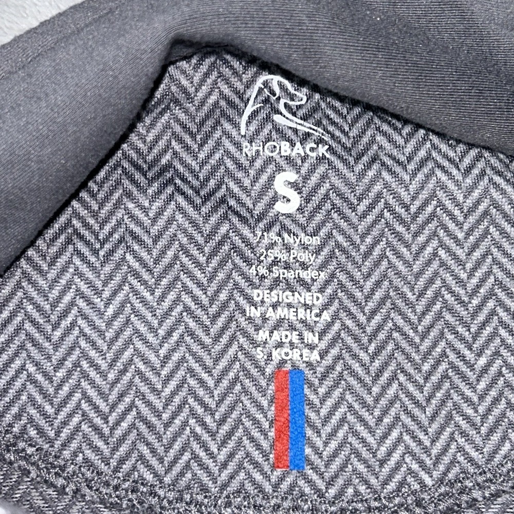 Rhoback Sweater Mens Small Gray Quarter Zip Performance Golf Pullover Athletic - Picture 6 of 9